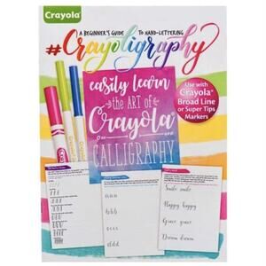 Beginners Guide To Calligraphy Creative Hand Lettering‎ Easy Learn Book Ages 6+